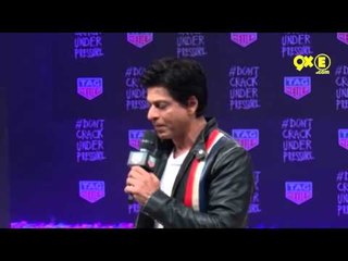 Shah Rukh Khan explains How not to crack under pressure