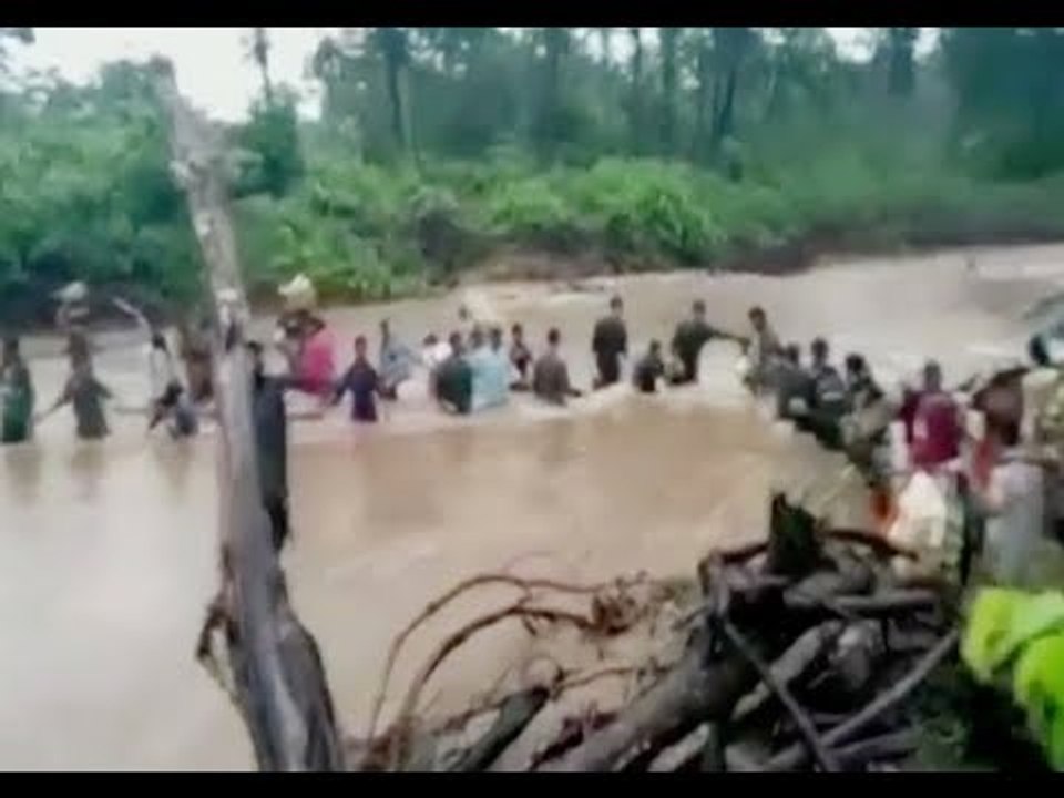 Commandos Form Human Bridge