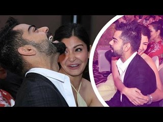 Anushka Sharma And Virat Kohli's CUTE PDA At an Award Show 2015 | SpotboyE