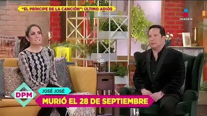 Jorge Ortíz de Pinedo sobre  José José: sentí que nos lo arrebataron