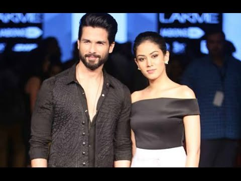 Shahid Kapoor And Mira Rajput Ramp Walk At Lakme Fashion Week 2015