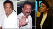 Sanjay Dutts visits Aishwarya Rai Bachchan and Sanjay Gupta on the sets of Jazbaa | SpotboyE