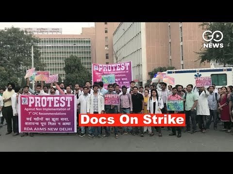 AIIMS Doctors On Strike