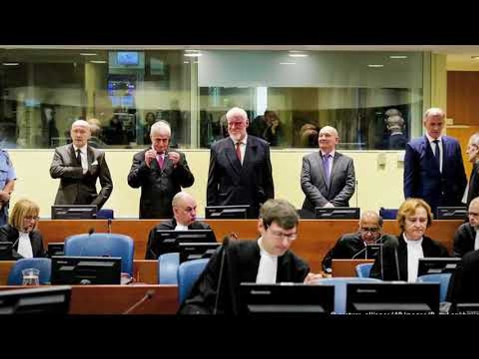 Slobodan Praljak Drinks Poison in Court