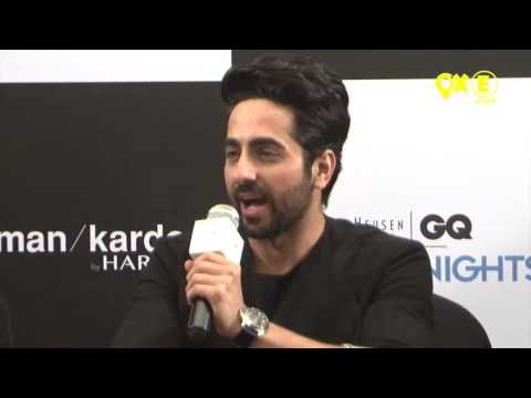 AYUSHMANN KHURRANA walks the ramp for GQ Fashion Nights