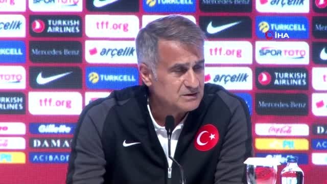 Şenol Güneş: Arnavutluk maçı en önemli maçımız -2-
