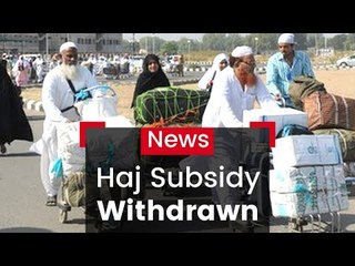 Centre Ends Haj Subsidy
