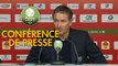 Conférence de presse US Orléans - RC Lens (1-4) : Didier OLLE-NICOLLE (USO) - Philippe  MONTANIER (RCL) - 2019/2020