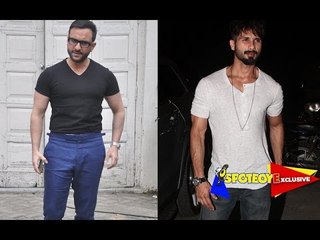 OMG! Saif-Shahid take their cold vibes to the next level | Rangoon sets | SpotboyE