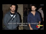 SPOTTED! Movie time for Aamir Khan and Shahid Kapoor | SpotboyE