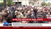 Ukrayna'da ayrılıkçılara özel statü kararına protestolar