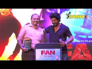 Shah Rukh Khan LAUNCHES 'FAN' Game | SpotboyE