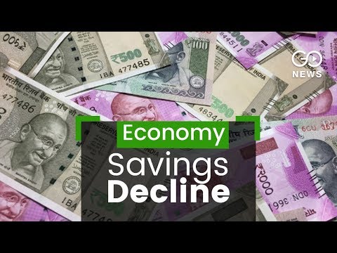 Savings, Investments Down