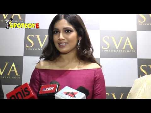 UNCUT! Bhumi Pednekar at the Bridal Preview by Sonam & Paras Modi of SVA | SpotboyE