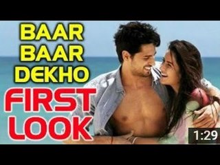 BAAR BAAR DEKHO | First Look | Katrina Kaif, Sidharth Malhotra | Social Butterfly