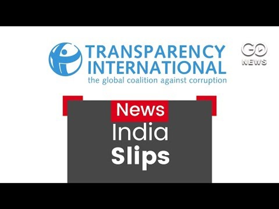 Corruption Ranking: India Slips