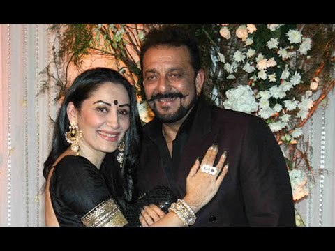 Sanjay Dutt with Wife Manyata Attends Karan-Bipasha's Wedding Reception
