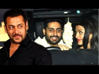 SPOTTED! Salman at an IIFA event,  Abhishek & Aishwarya LOST in Love | Watch Video