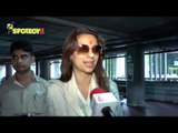 Juhi Chawla spotted at the Airport | SpotboyE