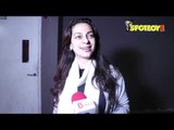 Spotted Juhi Chawla spotted at the International Airport | SpotboyE