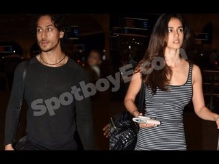 OMG! Tiger Shroff AVOIDS getting clicked with GIRLFRIEND Disha Patani at the airport