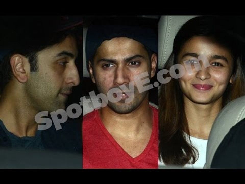 Ranbir Kapoor, Aditya Roy Kapoor, Alia Bhatt and many more celebs watch Sairat | SpotboyE
