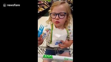 "Maybe if you had gone to the gym!" Adorable little boy bans mother from having chips after skipping workout