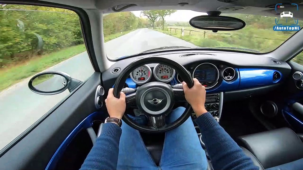 2004 Mini Cooper S JCW R53 1.6 SUPERCHARGED 211HP POV Test Drive by AutoTopNL