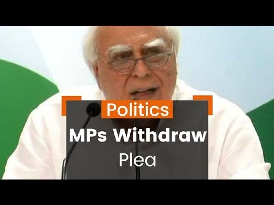 Congress Withdraws SC Plea