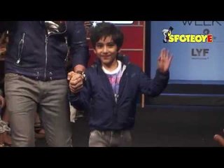 Cute! Little Ayaan rocks the ramp with daddy Emraan Hashmi | SpotboyE