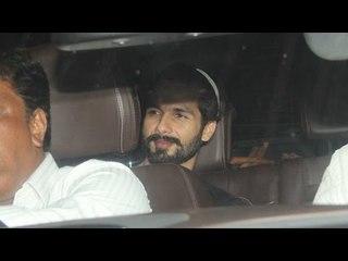 Shahid Kapoor SPOTTED at Sanjay Leela Bhansali's office | Padmavati | SpotboyE