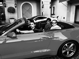 Shahrukh Khan's Swanky Car Ride With Son Aryan | Social Butterfly