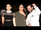 Kareena Kapoor, Karisma Kapoor and Saif Ali Khan SPOTTED at Reema Jain's Birthday party | SpotboyE