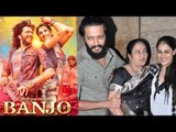 Riteish Deshmukh Talks on Terrorism at 'BANJO' Movie Special Screening | SpotboyE