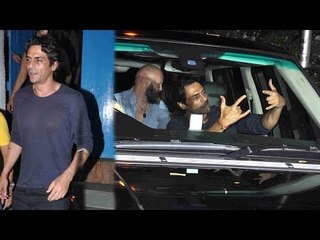 Arjun Rampal Spotted having Dinner with Friends at a Restaurant | SpotboyE