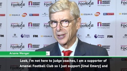 Wenger praises Emery's style of play