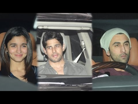 Alia Bhatt, Sidharth Malhotra, Ranbir Kapoor Party Together | SpotboyE