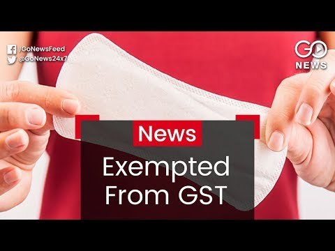 Sanitary Pads GST Exempt