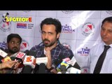 UNCUT- Emraan Hashmi at the launch of cancer awareness campaign | SpotboyE