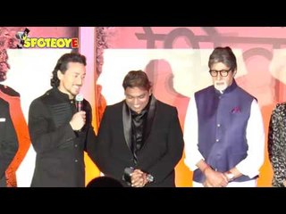 Amitabh Bachchan and Tiger Shroff At Mahurat Of Marathi Film Bhikari by Ganesh Acharya | SpotboyE
