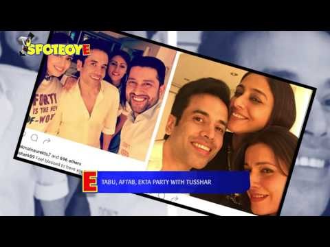 Tusshar Kapoor Rings in his 40th Birthday with Close Friends | SpotboyE