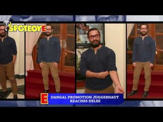 Aamir Khan Spotted in Delhi Promoting Dangal Movie | SpotboyE