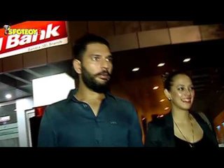 Yuvraj Singh and his Wife Hazel Spotted Having Dinner at a Restaurant | SpotboyE