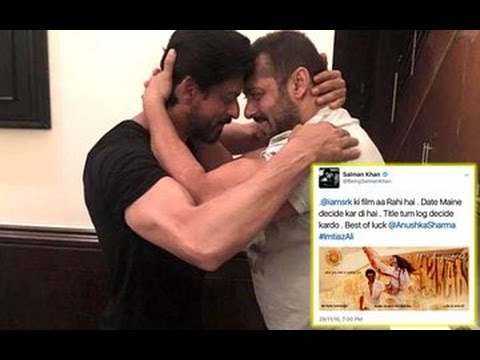 Salman Khan Is Now Promoting Shahrukh Khan's Upcoming Movie with Anushka Sharma | Bollywood News