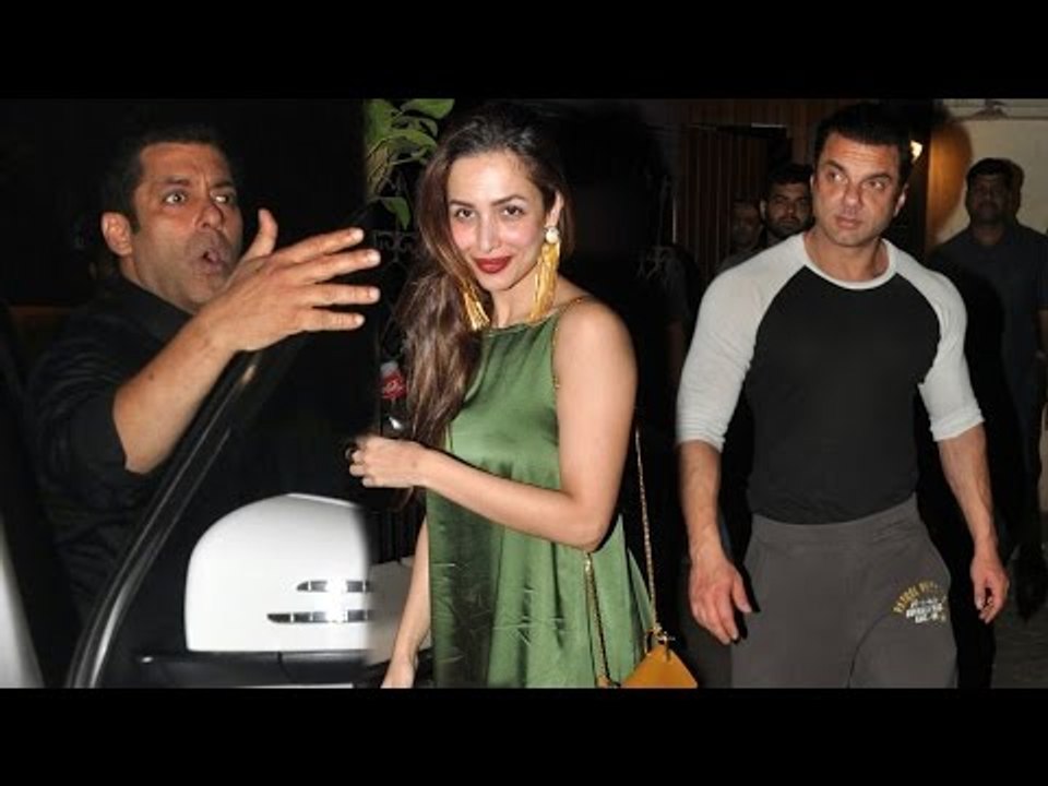 Salman Khan, Malaika Arora, Sohail Khan Under One Roof at Chunky Pandey's Birthday Party | SpotboyE