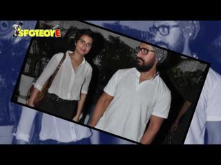 Aamir Khan Spotted with Dangal Team | SpotboyE