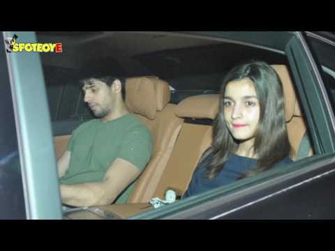 Rumoured Couple Alia Bhatt and Sidharth Malhotra Spotted Together | SpotboyE