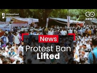 Protest Ban Lifted