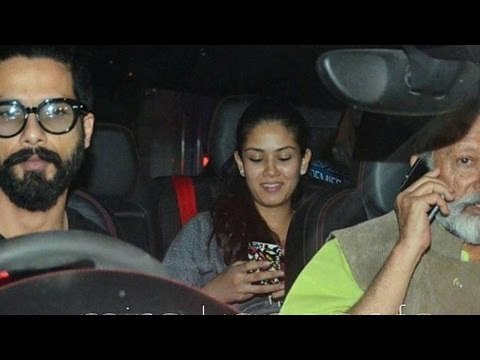 Shahid Kapoor-Mira Rajput Attend Rangoon's Screening | SpotboyE