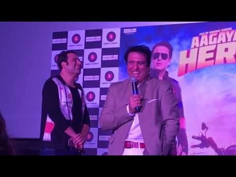 Watch : Govinda in a Hilarious mood at a movie trailer launch | SpotboyE